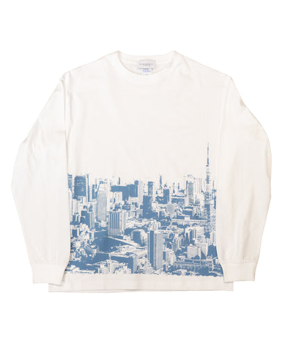 KADSURAYA City L/S TEE WHITE