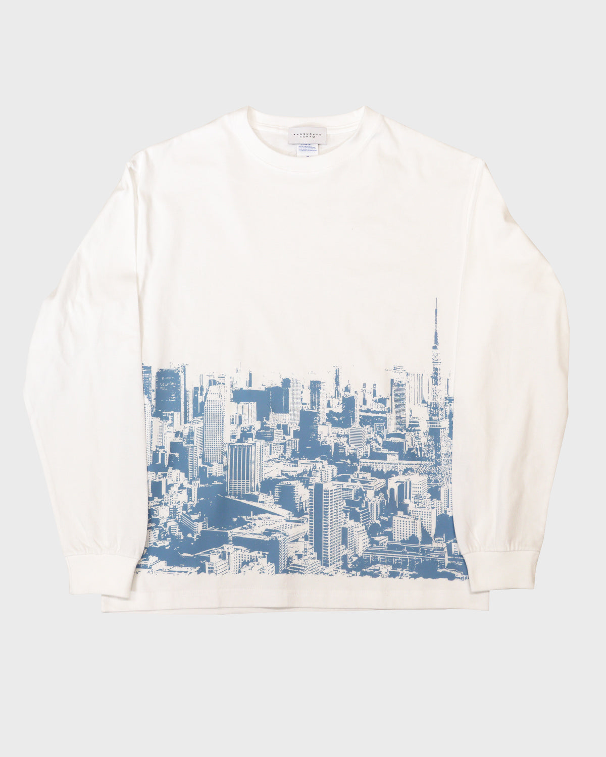 KADSURAYA City L/S TEE WHITE