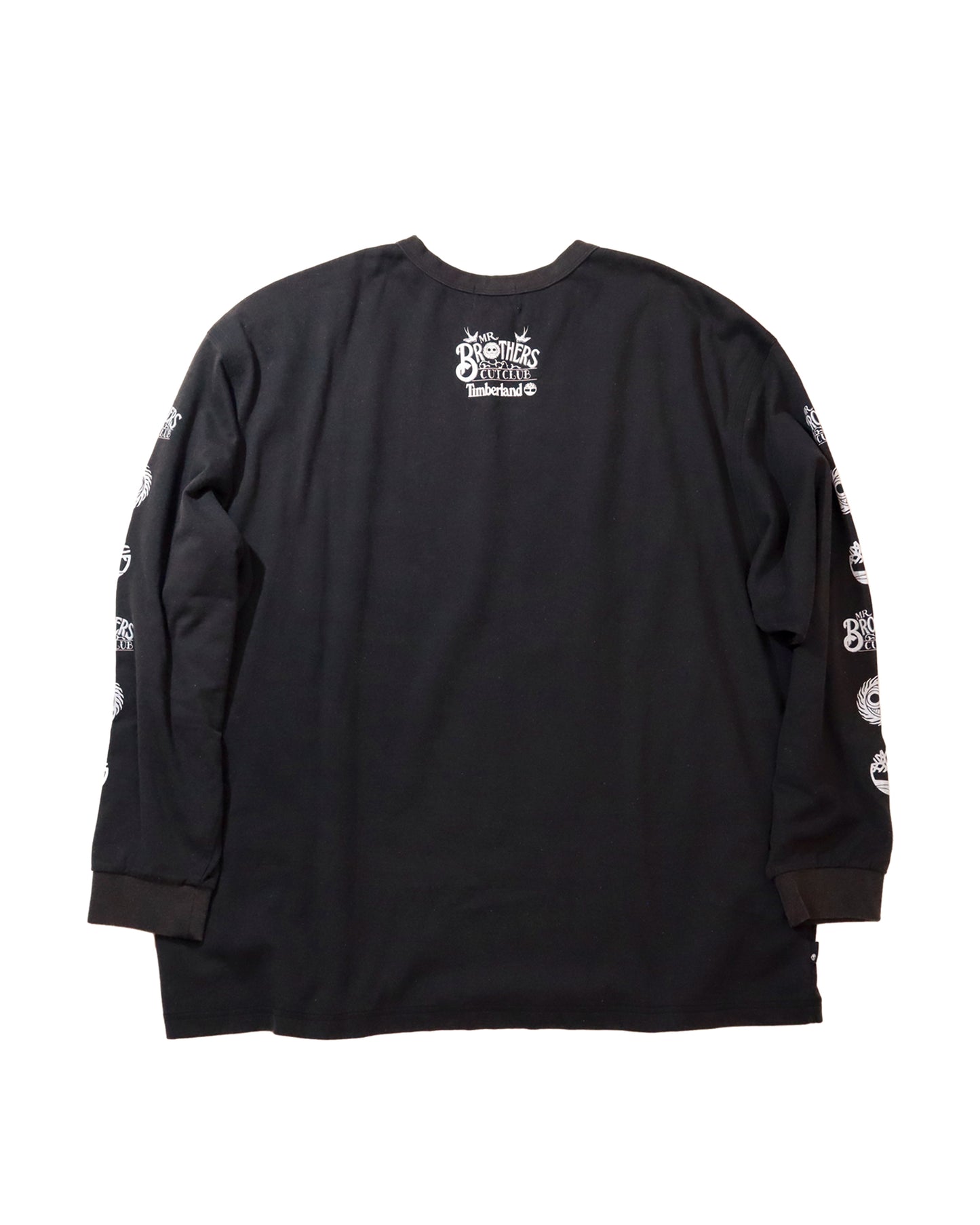Timberland × MR.BROTHERS CUT CLUB L/S TEE BLACK