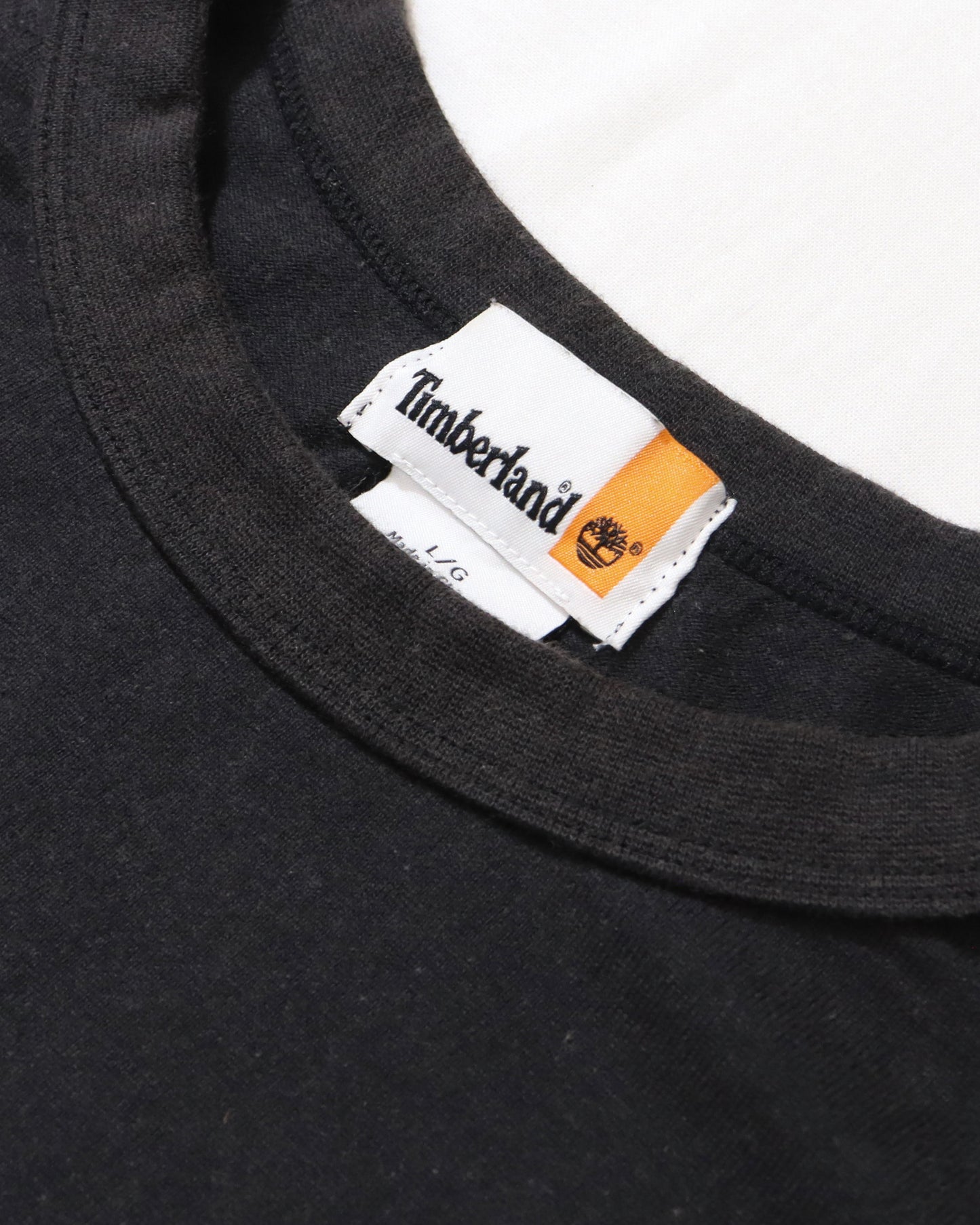 Timberland × MR.BROTHERS CUT CLUB L/S TEE BLACK