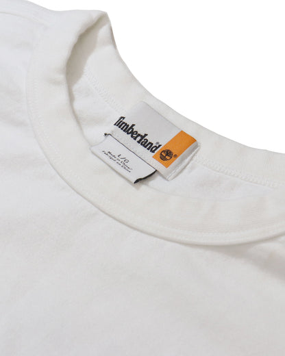 Timberland × MR.BROTHERS CUT CLUB L/S TEE WHITE