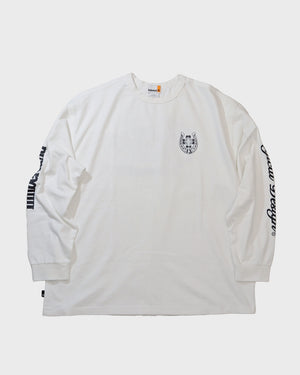 Timberland × MR.BROTHERS CUT CLUB L/S TEE WHITE