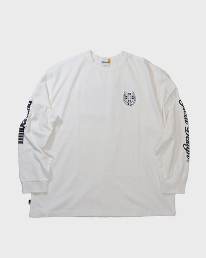 Timberland × MR.BROTHERS CUT CLUB L/S TEE WHITE