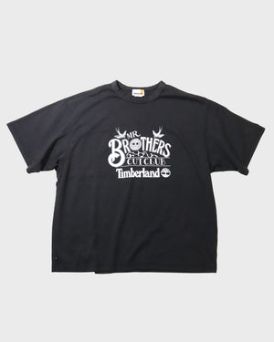 Timberland × MR.BROTHERS CUT CLUB S/S TEE BLACK