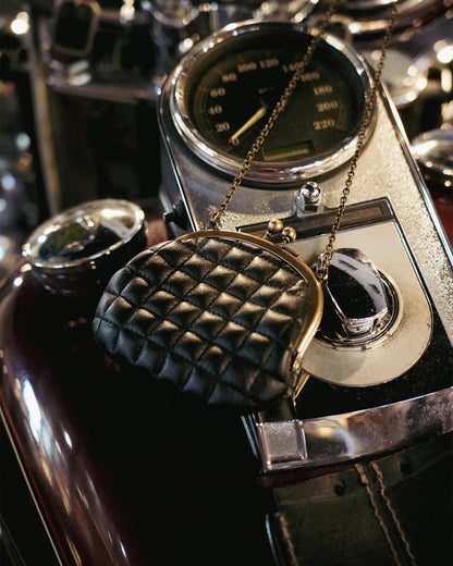 BACKDROP Leathers × MOONEYES × BROSH GM WALLET w/chain