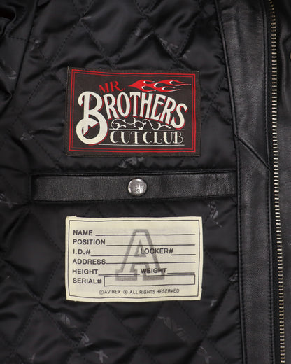 AVIREX×MBCC VARSITY JKT "FRAME WORK"