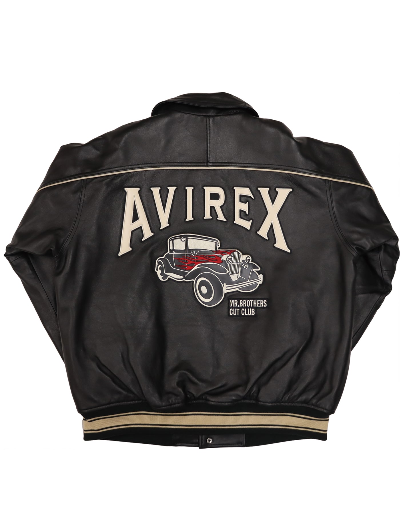 AVIREX×MBCC VARSITY JKT "FRAME WORK"