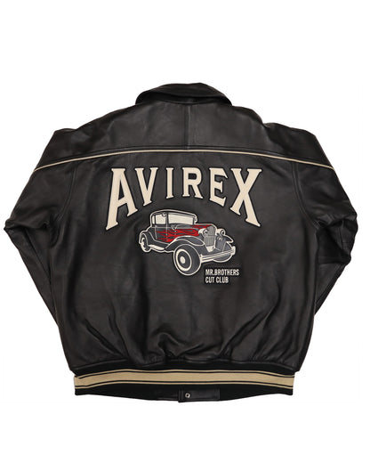 AVIREX×MBCC VARSITY JKT "FRAME WORK"