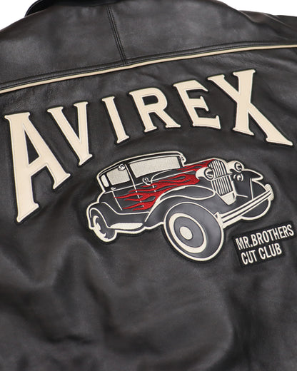 AVIREX×MBCC VARSITY JKT "FRAME WORK"