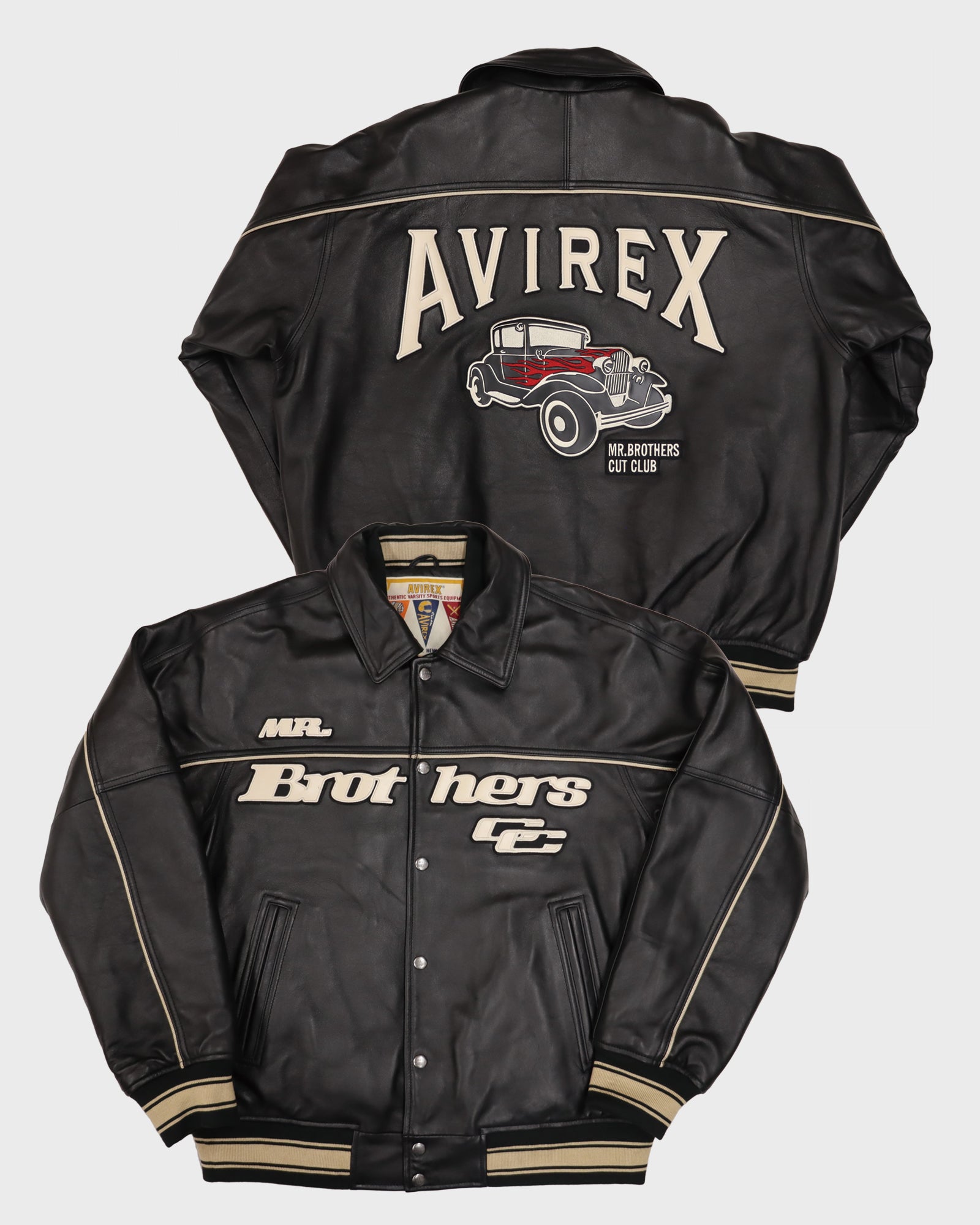AVIREX×MBCC VARSITY JKT 